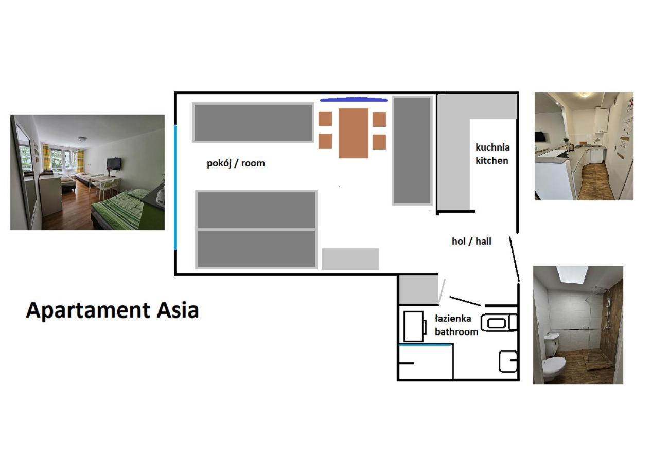 Apartament Asia Kraków Exterior foto